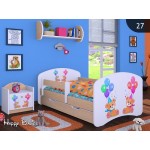 Otroška postelja Happy babies Medvedka z baloni 27